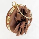 Flower banquet dinner bag women's handheld evening bag crossbody bag