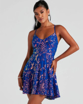 Glitter Sequin Loose Mini Dress Cocktail Party Strap Dress Glitter Sequin Loose Mini Dress Cocktail Party Strap Dress