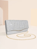 Rhinestone encrusted dress bag fashionable party banquet bag