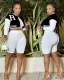 Fashion women's three-piece shorts set
