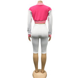 Fashion women's three-piece shorts set