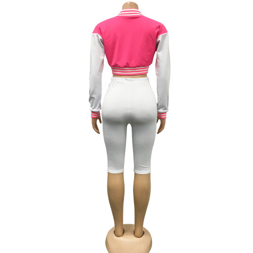 Fashion women's three-piece shorts set