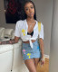 Spring and summer new fashionable denim mini skirt