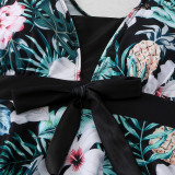 New arrival two-piece swimwear print swimsuit wholesale tankinis