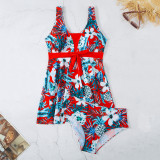 New arrival two-piece swimwear print swimsuit wholesale tankinis