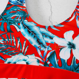 New arrival two-piece swimwear print swimsuit wholesale tankinis