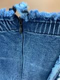 Stylish stretch denim bodycon dress