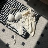 High Waist Sexy Swimsuit Bikini Three Piece Cover-ups Swimwear Set