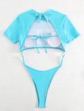 Sexy one piece thong swimsuit bikini