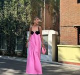 Summer boho beach patchwork long maxi dress