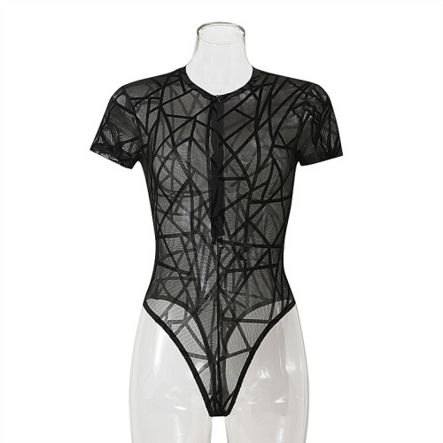 Sexy lingerie sheer bodysuit