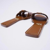 Indoor outdoor flat slippers for women cross solid color fashion sandals