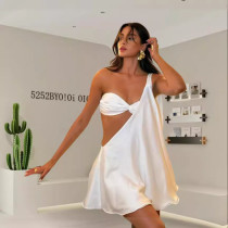 Sexy Hot One Shoulder Party Evening Dress