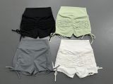 Summer sexy tight shorts for women high-waisted elastic butt-lifting yoga shorts quick-drying running fitness shorts for women