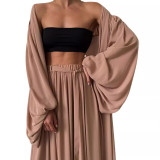 Summer sexy 3-piece pants set