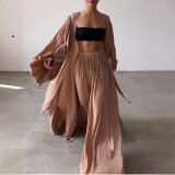 Summer sexy 3-piece pants set