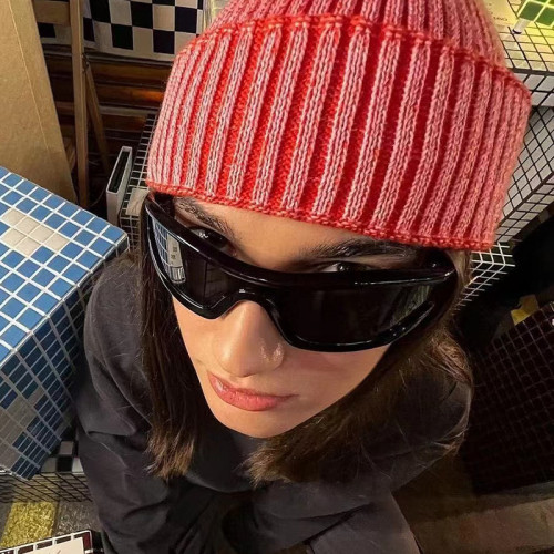 Y2K large frame cycling sunglasses