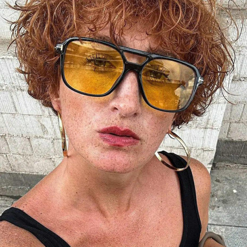 Stylish double bridge aviator sunglasses for men and women driving sunglasses