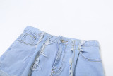 Summer Fashion Casual Street Sexy High Waist Slim Jeans