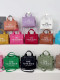 Macaroon color ladies handbag PU