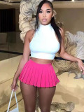 Summer Sexy Mini Pleated Skirt