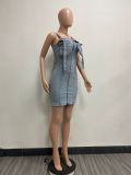 Summer Fashion Stretch Denim Dress