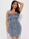 Summer Fashion Stretch Denim Dress