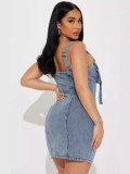 Summer Fashion Stretch Denim Dress