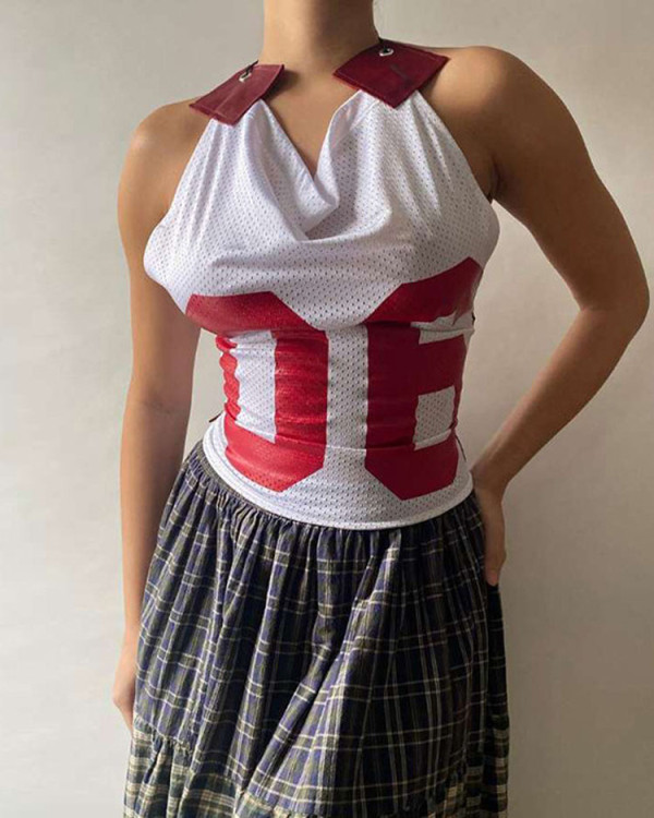 Slim backless camisole