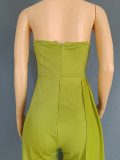 Invisible sling slim fit formal jumpsuit