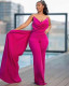 Invisible sling slim fit formal jumpsuit