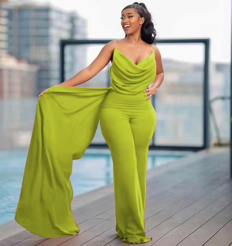 Invisible sling slim fit formal jumpsuit