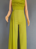 Invisible sling slim fit formal jumpsuit