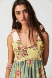 Tube Sling Retro Printed Long Dress