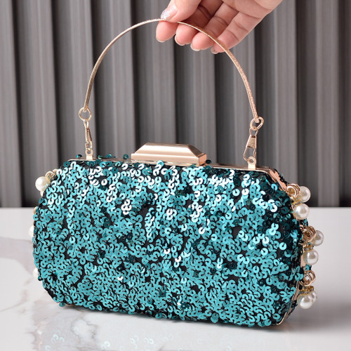 Sequined Evening Bag Beads Vintage Shiny Party Bag Evening Dress Clutch Fashion Bag