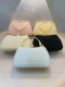 Hand-held Pearl Evening Bag Feminine Shoulder Beaded Party Bag Evening Bag