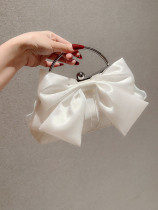White wedding bag banquet handbag evening handbag