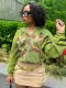 Autumn and winter digital printing fashion positioning hoodie sweatshirt