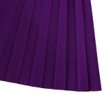 Autumn and winter elegant solid color lace hollow out pleated office dress