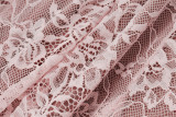 Autumn Sexy Lace Pink Dress