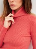 Turtleneck knitted pullover basic shirt