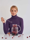 Turtleneck knitted pullover basic shirt