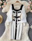Autumn and winter women's long-sleeved slim knitted dress