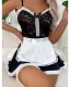 Sexy lace temptation uniform sexy lingerie maid outfit nightdress
