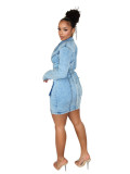 Autumn sexy slim fit denim dress