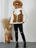 Women's Coat Lambswool Zipper Jackets