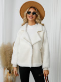 Women's Coat Lambswool Zipper Jackets