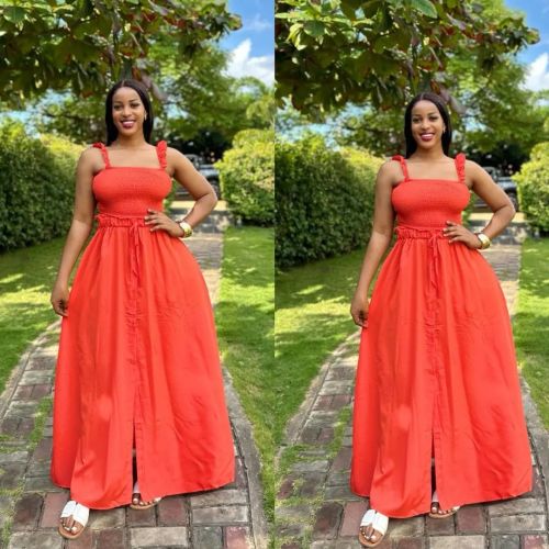 women two piece solid color maxi skirt set