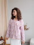 Autumn and winter soft cardigan V-neck sweater jacket