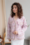 Autumn and winter soft cardigan V-neck sweater jacket